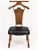 Vintage Babcock-Phillips Gentleman’s Valet Chair With New Black Leather Seat For Sale - Image 4 of 11