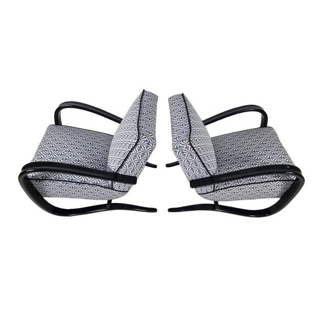 Set of H 269 Lounge Chairs by Jindřich Halabala for Up Zavody, 1940s For Sale - Image 9 of 15