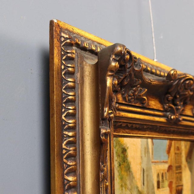 Unknown, The Sale of Fruit, Oil on Canvas, Framed For Sale - Image 11 of 13