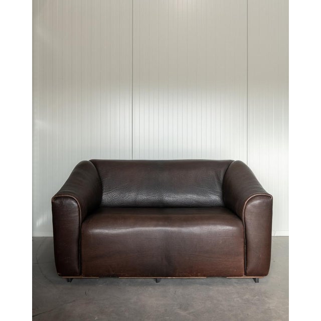 Mid-Century Modern Vintage DS-47 Two-Seater Sofa from de Sede, 1970s For Sale - Image 3 of 18
