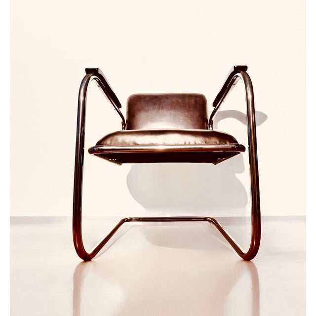 Model RS7 Chrome-Plated Steel Tube Cantilever Armchair by Heinz and Bodo Rasch for Mauser Werke Waldeck, Germany, 1932 For Sale - Image 5 of 14