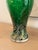 Emerald Green Vintage Murano Lamps With Iridescent Glass Swirl Effect For Sale - Image 10 of 12