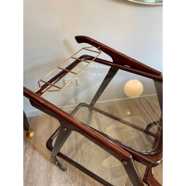 Vintage Wooden Cart with Removable Tray, 1960s For Sale - Image 8 of 17