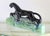 1950s Mid-Century Modern Black Panther Ceramic Tv Lamp Base For Sale - Image 5 of 13