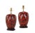 These table lamps feature a hand-painted red faux tortoiseshell pattern, complemented by a high-grade solid wood base. The...