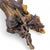 Vintage Organic Modern Driftwood Side Table With Acrylic Top, Mid-Century For Sale - Image 4 of 18