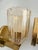 Italian Art Deco Style Brass and Murano Glass Wall Sconces, 1990s, Set of 2 For Sale - Image 9 of 12