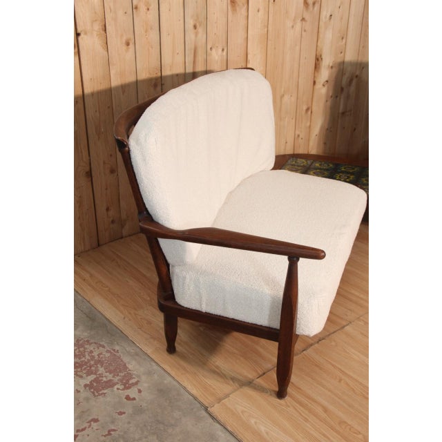 Corner Sofa attributed to Guillerme and Chambron, 1960 For Sale - Image 10 of 13