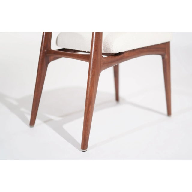 Sculpted Walnut Desk Chair by C. Stan Morris, Circa 1967 For Sale - Image 9 of 12