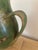 Early 20th Century Earthy Green Faience Jug For Sale - Image 4 of 5