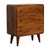 This compact storage chest is designed for modern living, offering smooth contours and a rich chestnut finish. Crafted...