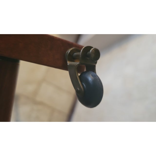 Mid 20th Century Brevettato Mid-Century Wooden Vale Stand For Sale - Image 9 of 12