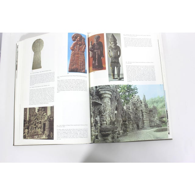 1968 the History of World Sculpture by Germain Bazin Hard Cover Coffee Table Book With Taupe Linen Cover For Sale - Image 12 of 12