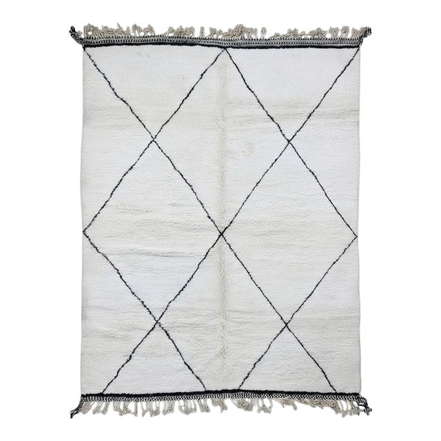 Moroccan Beni Ourain Rug - 11.8 X 8.6 Ft For Sale