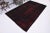 Vintage Black & Red Rug, in Very Good conditions. Designed 1950 to 1959