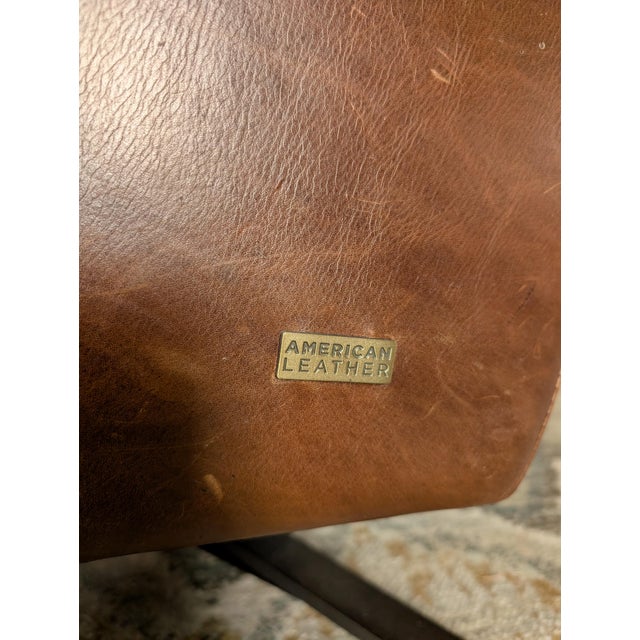 Metal Set of 2 American Leather Recliners For Sale - Image 7 of 13