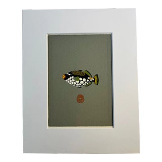 Contemporary Japanese Fish Print For Sale