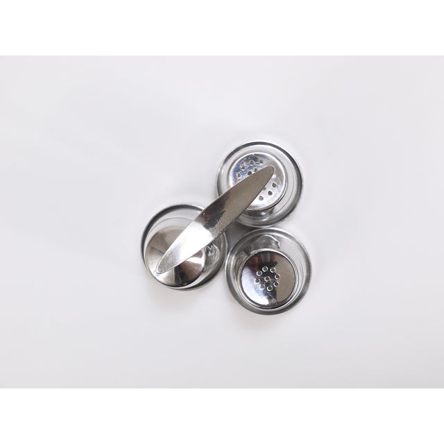 Salt and Pepper Menage Condiment Set by Marianne Dezel for Berndorf, 1960s For Sale - Image 4 of 16