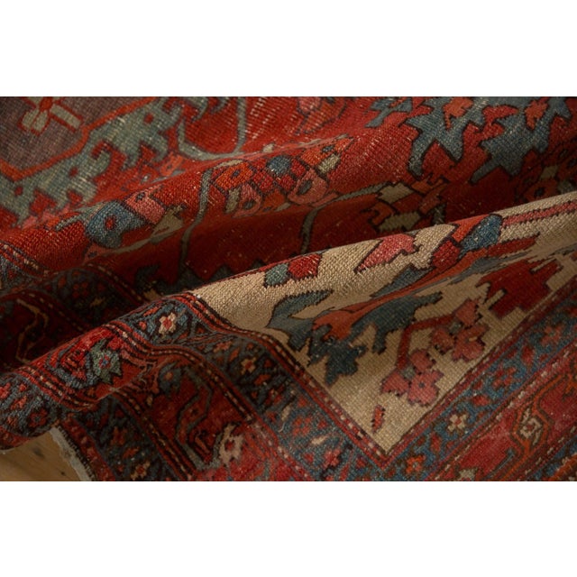 1920s 1920s Antique Persian Northwest Hexagonal Medallion Wool Rug For Sale - Image 5 of 14