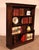 Tan Open Bookcase in Rosewood For Sale - Image 8 of 12