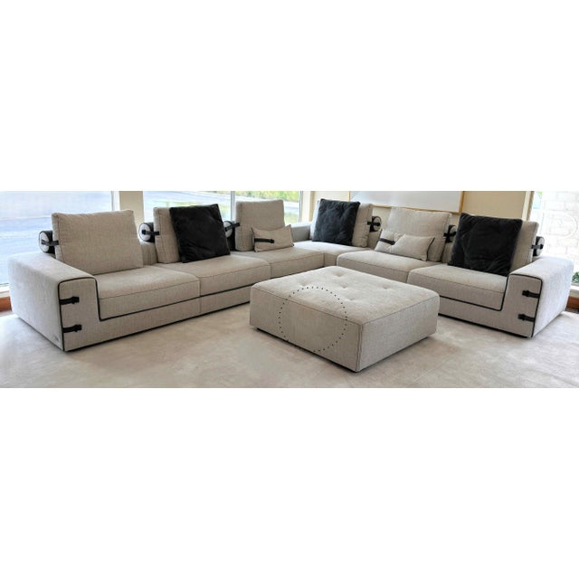 Italian Modern Gamma Gregory Modular Sectional For Sale - Image 12 of 14