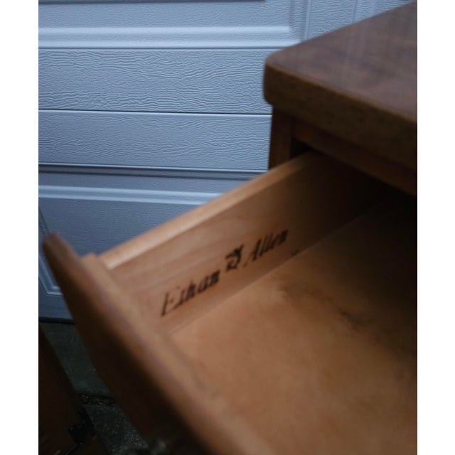 Pair Ethan Allen Chest of Drawers and Cabinet With Optional Hutch For Sale - Image 10 of 12