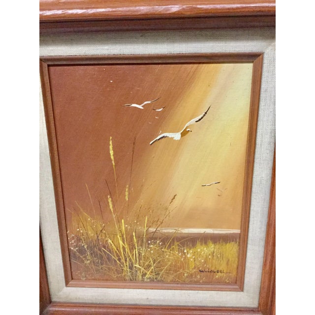 Mid Century Modern Original Oil Painting For Sale In Portland, ME - Image 6 of 12