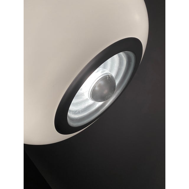 Black and White Pendant by Pier Giacomo and Achille Castiglioni for Flos, 1965 For Sale - Image 6 of 14
