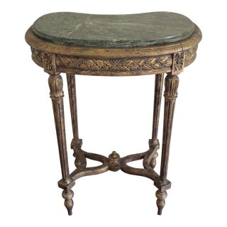 Marble Top Kidney Bean Table For Sale