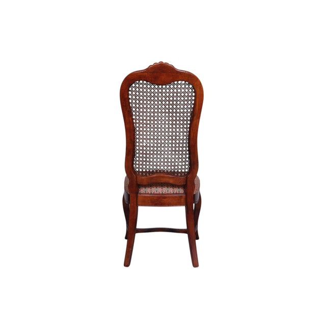 French Country Caned Dining Chairs - Set 6 For Sale - Image 4 of 12
