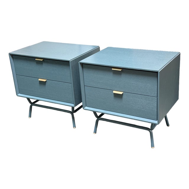Blu Dot Dang Nightstands, Pair For Sale