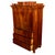 Antique Austrian Flame Mahogany Inlaid Rosewood Biedermeier Secretary Chest 1820 For Sale In Portland, OR - Image 6 of 17
