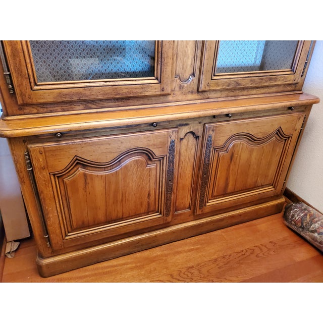 Country French Baker China Cabinet $2430 For Sale - Image 9 of 10