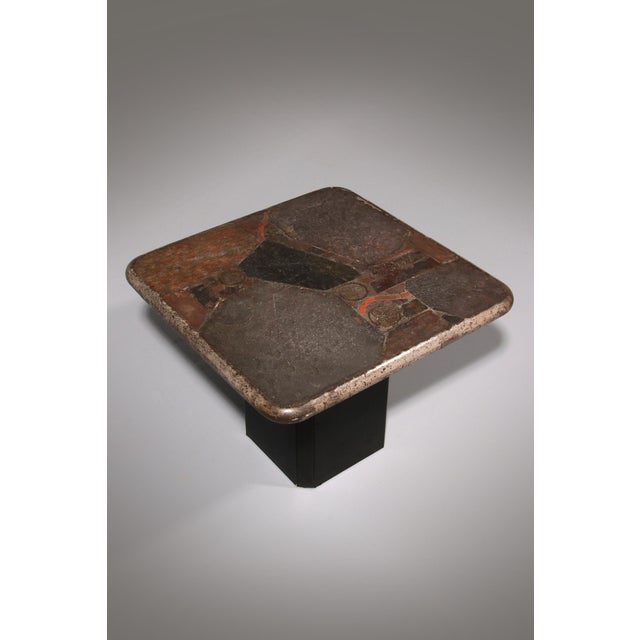 Brutalist Vintage Dutch Table by Marcus Kingma, 1986 For Sale - Image 3 of 10