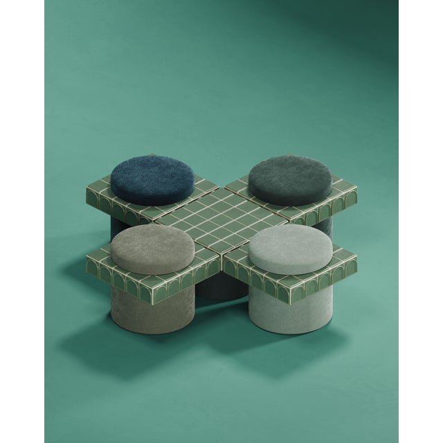 Enigma II Stool Handmade by Malabar For Sale - Image 18 of 18