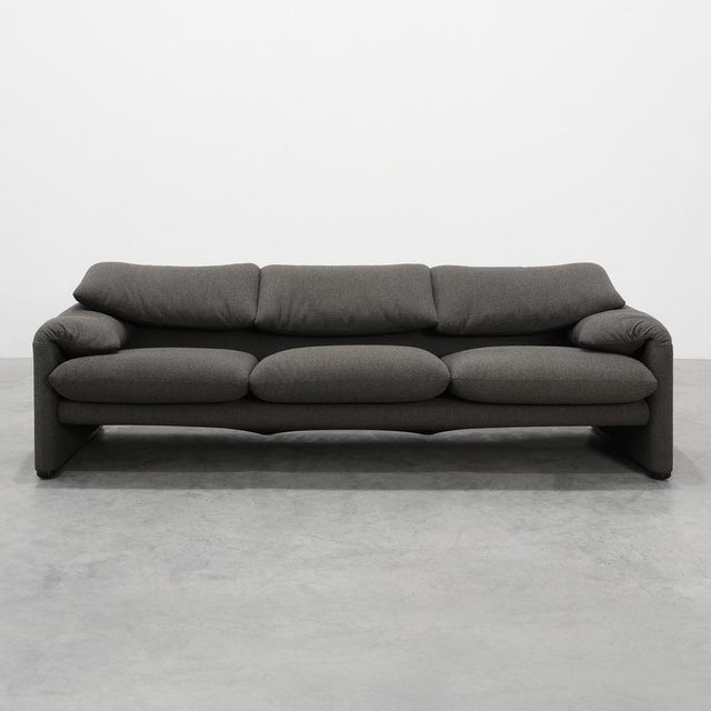 Three-Seat Sofa by Vico Magistretti for Cassina, Italy, 1990s For Sale - Image 18 of 18