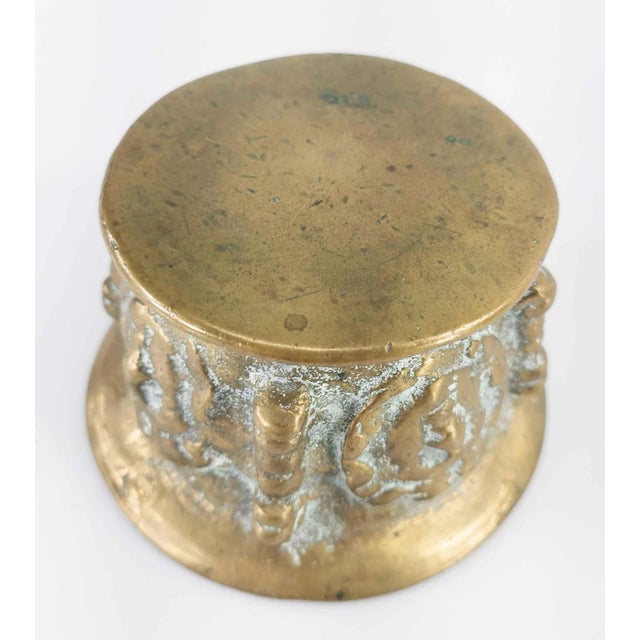 Metal Italian Neoclassical Grand Tour Bronze Mortar For Sale - Image 7 of 9