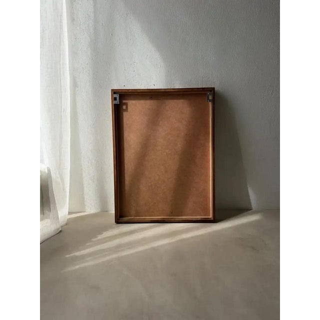 Wood Teak Mirror from Vildbjerg Møbelfabrik, 1960s For Sale - Image 7 of 10