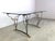 Vintage Organic Wrought Iron and Glass Dining Table, 1970s For Sale - Image 9 of 18