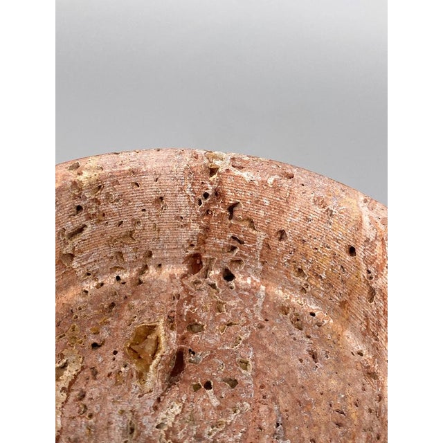 Lidded Box in Red Travertine by Up & Up, Massa-Carrara Italy, 1970s For Sale - Image 10 of 16
