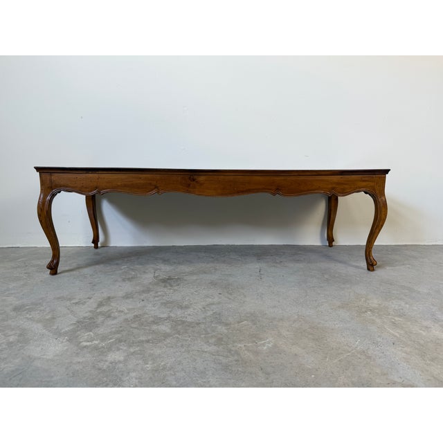 Vintage Italian Wooden Coffee Table With Cabriole Legs – Made in Italy For Sale - Image 14 of 17