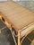 1970s British Colonial Style Burnt Bamboo, Cane, and Rattan Desk or Console For Sale In Philadelphia - Image 6 of 12