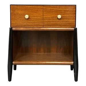Mid Century Modern Nightstand, End Table, West Michigan Furniture Co Frank Metz