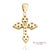 Metal 14k(585) Solid Yellow Gold Natural Diamond Cross Pendant For Sale - Image 7 of 10