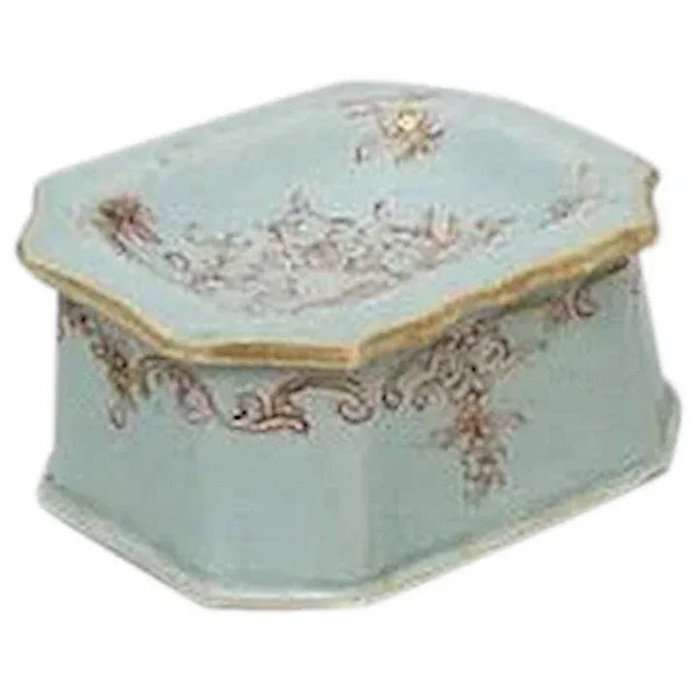 Ceramic 18th Century Chinese Export Porcelain Salt Cellar Trencher For Sale - Image 7 of 7