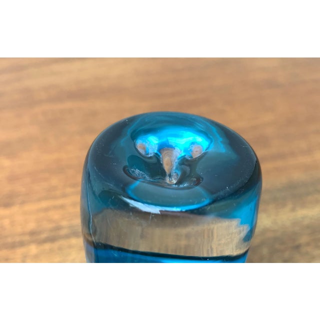 Vintage Art Glass Vase For Sale - Image 9 of 12