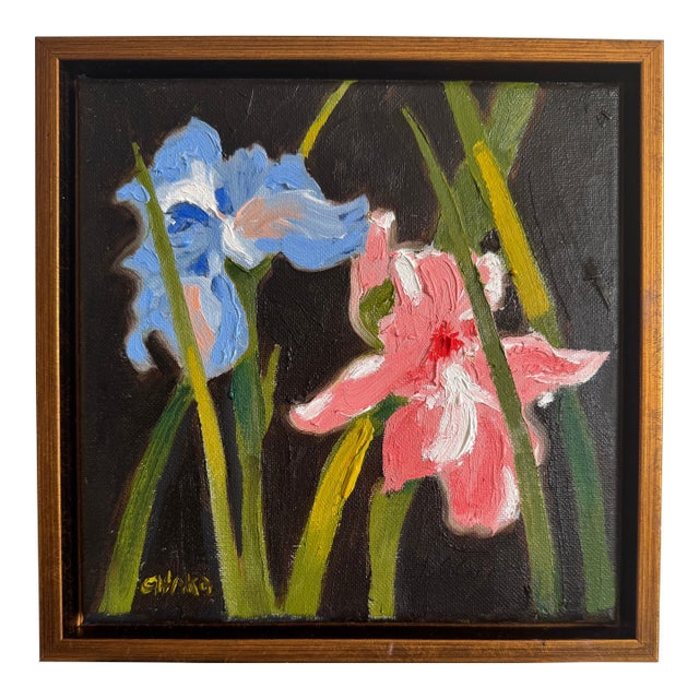 George Chakos' "Irises in Fading Light" For Sale