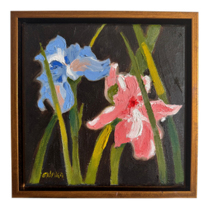 George Chakos' "Irises in Fading Light"