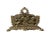 Hunting Scene of the Stag Clearing a Split Rail Fence, with Dogs in chase - make this Brass Colored Letter or Stationary...
