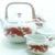 Bavarian porcelain dragon teapot by Seltmann Weiden. 15-piece porcelain tea set including a teapot, sugar bowl, milk jug,...